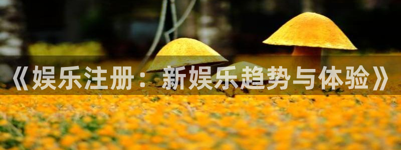 天富平台平台登录：《娱乐注册：新娱乐趋势与体验》