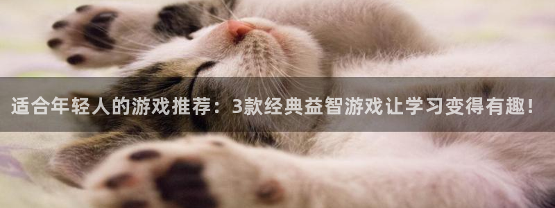 天富平台是赌博吗：适合年轻人的游戏推荐：3款经典益智游戏让学习变得有趣！
