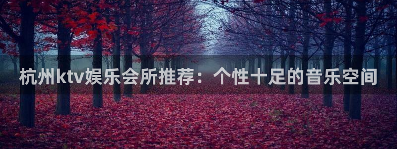 天富平台,apk：杭州ktv娱乐会所推荐：个性十足的音乐空间