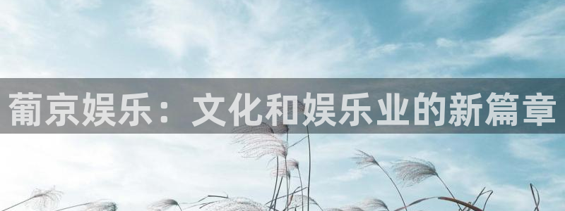 天富平台app下载地址：葡京娱乐：文化和娱乐业的新篇章