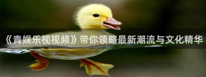 天富平台有梦你就来：《青娱乐视视频》带你领略最新潮流与文化精华