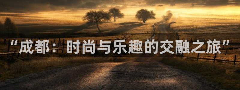 天富平台游戏官网平台：“成都：时尚与乐趣的交融之旅”